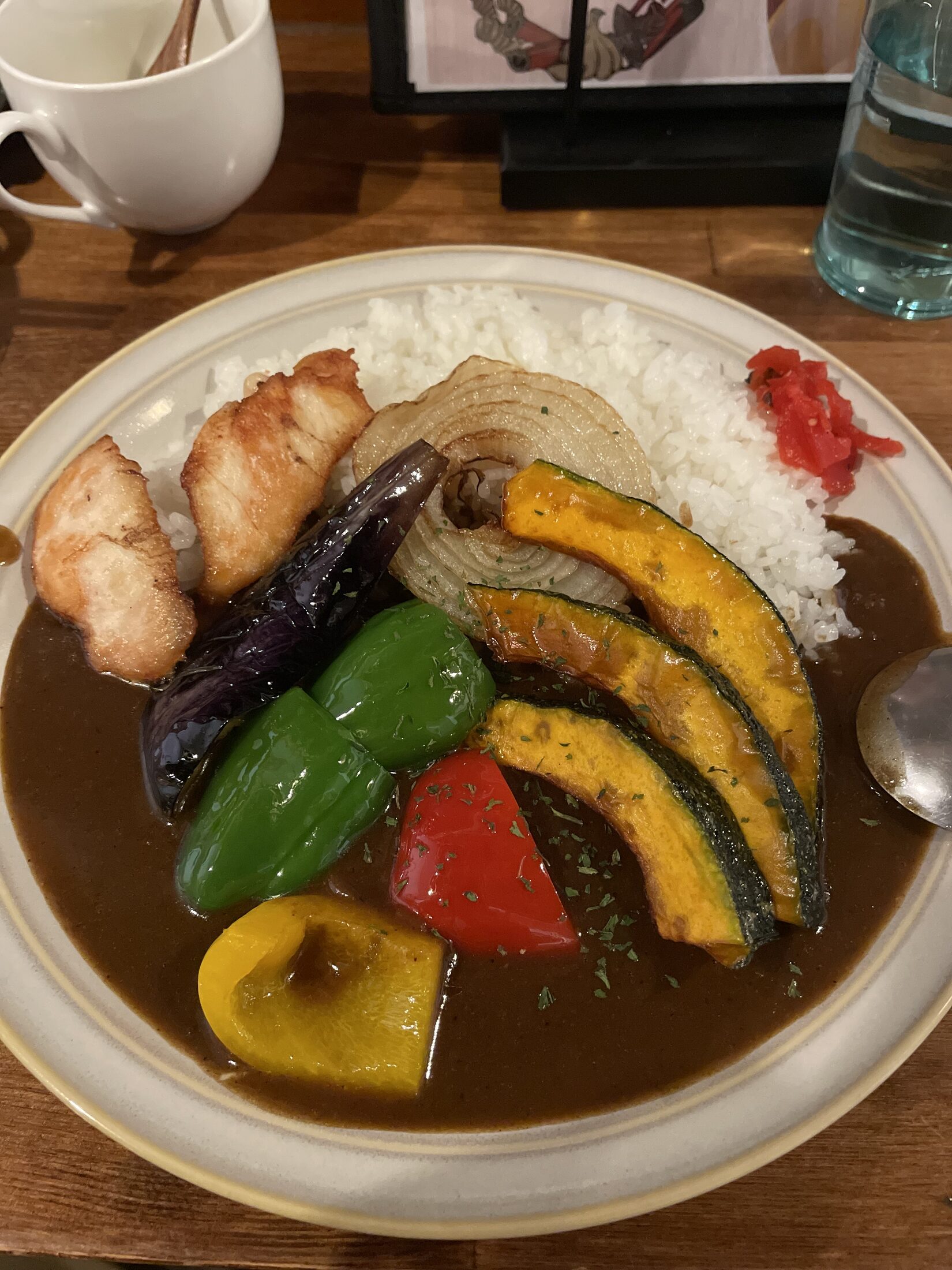 彩り野菜の欧風カレー